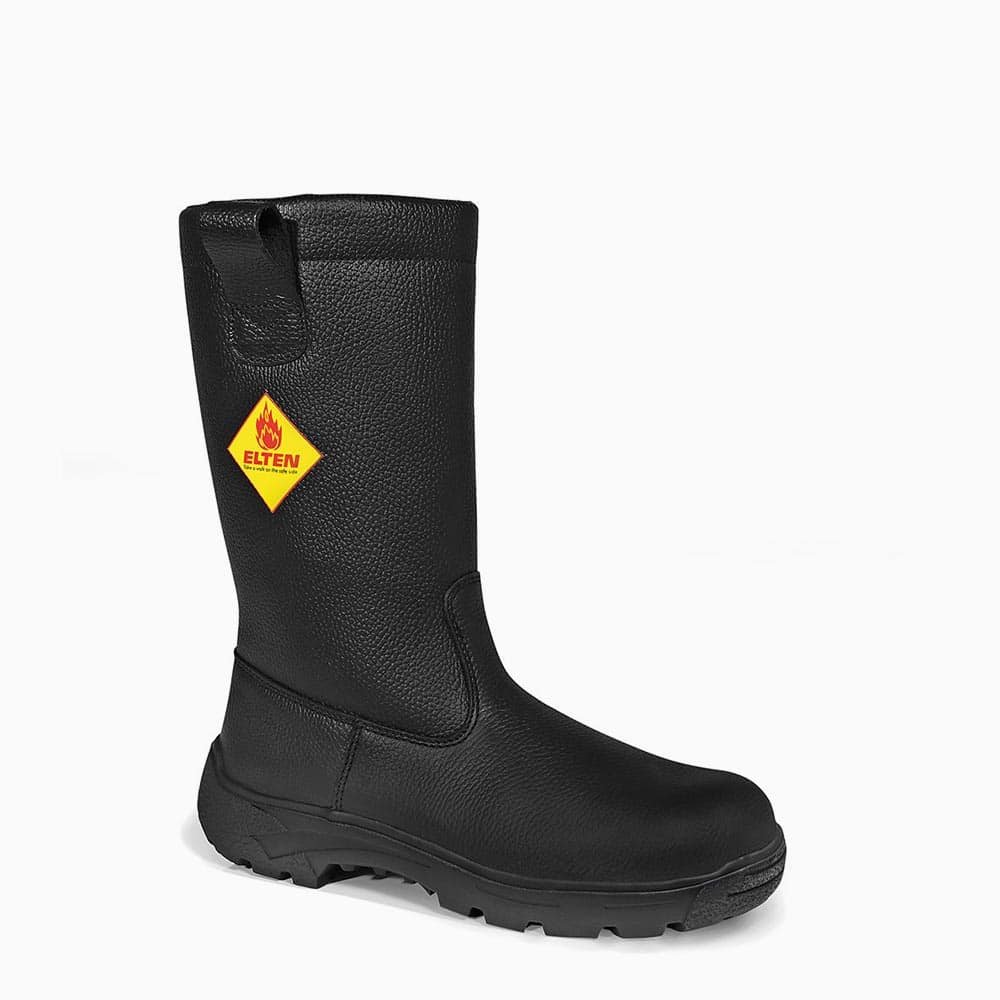 Jugendfeuerwehr-Lederstiefel Master Schlupfstiefel